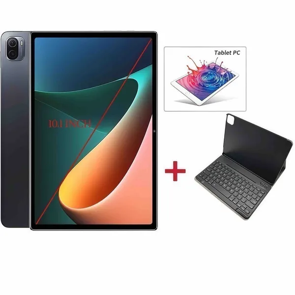 Tablet 10.1” HD + Teclado Bluetooth Capa 2 em 1 WiFi Android Tela Grande