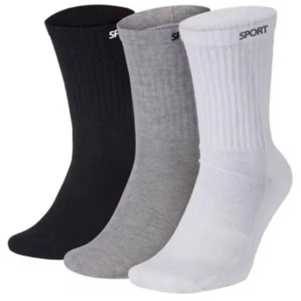 Kit ate 24 Pares Meias masculina SPORT Algodão cano alto/longo