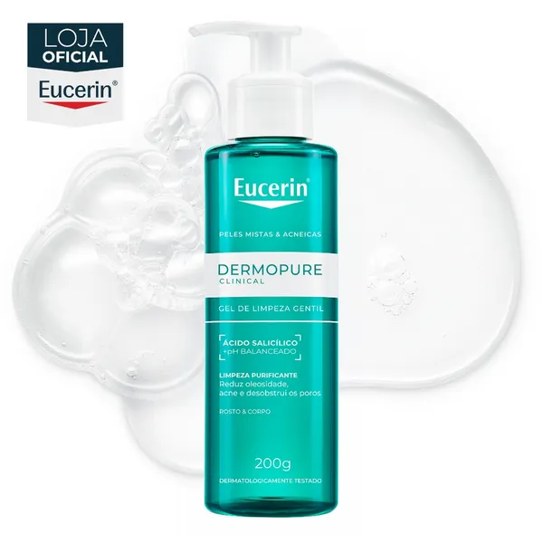 EUCERIN Dermopure Clinical Gel de Limpeza Gentil 200ml