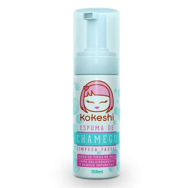 SABONETE EM ESPUMA DE LIMPEZA CHAMEGO KOKESHI SUTIL FRESCOR 150ML