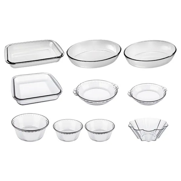 CONJUNTO DE ASSADEIRAS E FORMAS MARINEX 10 PEÇAS