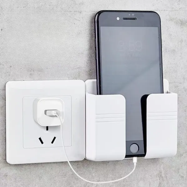 Suporte Celular Parede Multiuso Multifuncional Adesivo Controle Remoto Carregamento Sem Ganchos