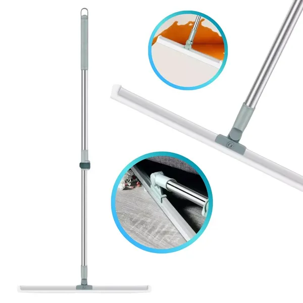 Rodo Vassoura Mágico Silicone Multiuso Pisos Vidros Janela  Limpa Fácil Vidro Piso Chão 140cm