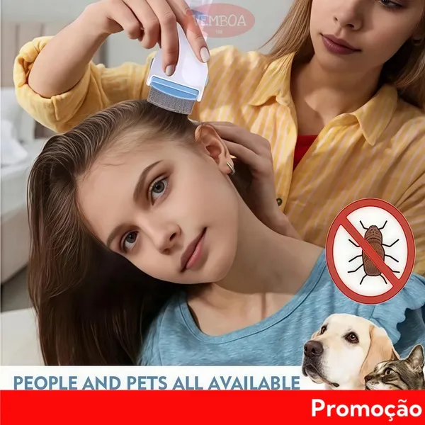 Removedor Elétrico De Piolhos , Pente Para Pulgas , Limpeza Física , Limpador De Pêlos De Animais De Estimação