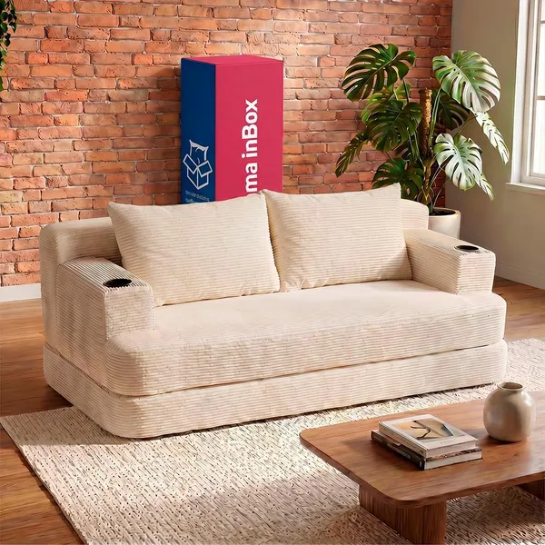 Sofá Cama Nami 1,50M Xpand Tech Tecido Velourê Cama inBox