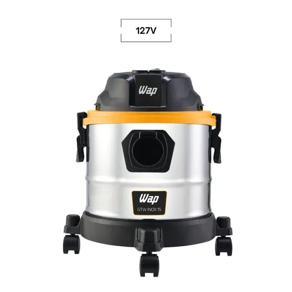 ASPIRADOR DE Pó E ÁGUA WAP GTW 15 14,8L 1700W INOX 127V FW008809