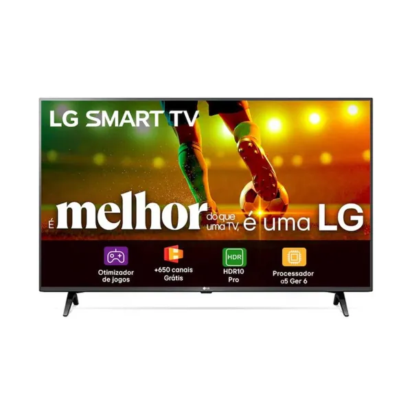 SMART TV 43" LG FULL HD 43LR6700 α5 GER6 AI ALEXA INTEGRADO LG CHANNELS WEBOS SMART MAGIC