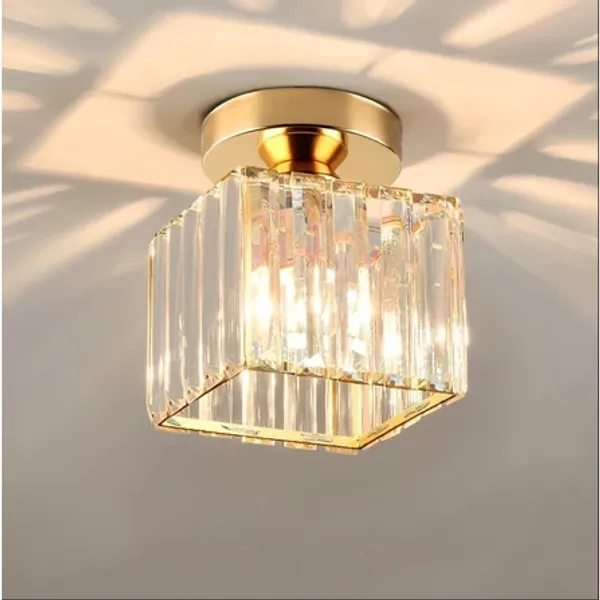 Lustre de cristal minimalista Iluminação residencial Quarto Sala de estar Sala de jantar