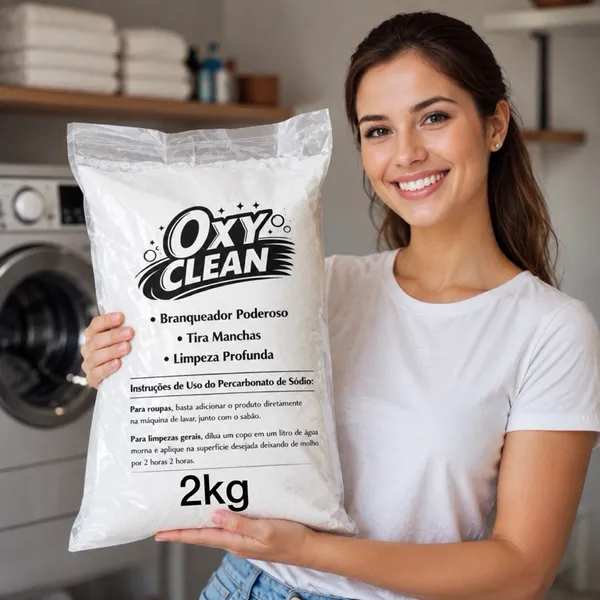 Percarbonato 100% Puro OXY CLEAN 500g/1kg/2kg limpeza geral clareador de roupas Premium Original