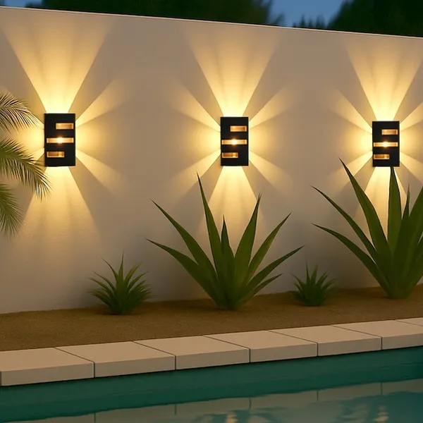 KIT COM ILUMINARIAS ARANDELA DECORATIVA INTERNO EXTERNO SPOT PAREDE A PROVA D ÁGUA A+