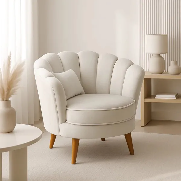 Poltrona Isis Decorativa Luxo Veludo/Corino Sala Salão Recepção -HS encantus