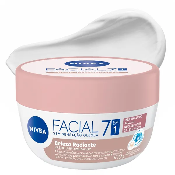 Hidratante Facial NIVEA Beleza Radiante 7  em 1 100g
