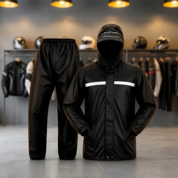 Capa de Chuva para Motoqueiro Impermeável Reforçada