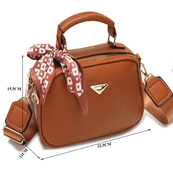 Bolsa Feminina Alça De Gorssa Transversal com Laço LA338