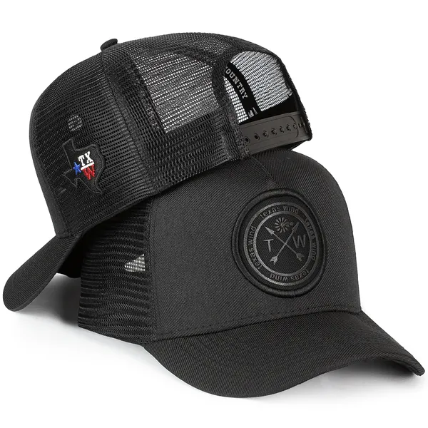Boné Country Trucker TW Texas Wind Aba Curva Com Telinha Redinha Mascuino Ajustável Premium