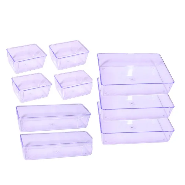 9 organizadores modulares acrílicos multiuso ORGANIZADOR