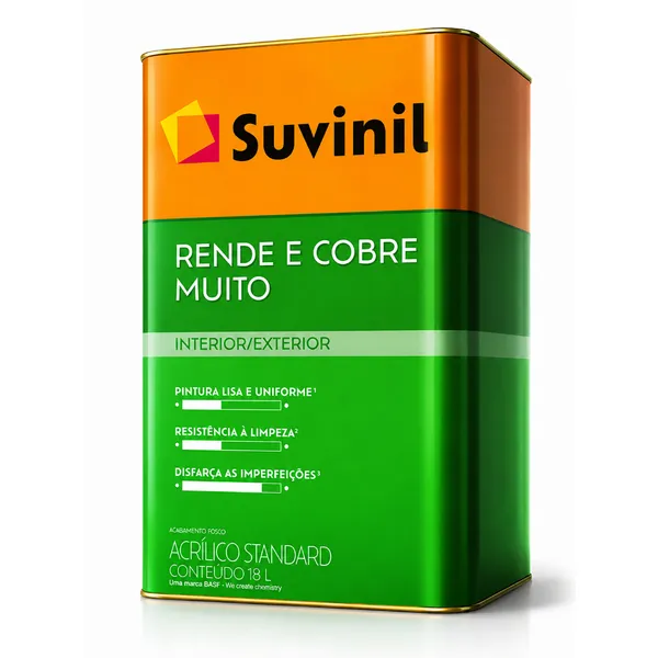 Tinta Rende & Cobre Muito Cores Básicas18L Suvinil