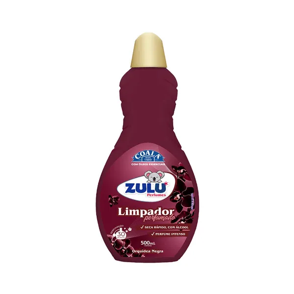 Limpador Perfumado Zulu Perfumes / Coala Orquídea Negra 500 ml