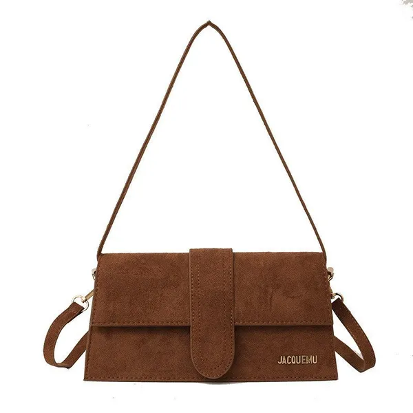 Bolsa de veludo de ombro estilo verão