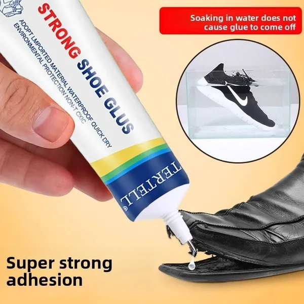 Cola adesiva forte para sapatos - para reparação de calçado, soluções de reparação duradouras para solas