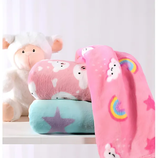 Manta Cobertor Bebê Estampado 1,00 x 0,80