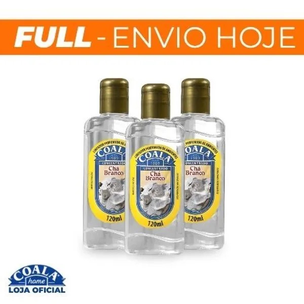 kit 3 Limpadores  de Ambientes Coala  Chá Branco - 120ml