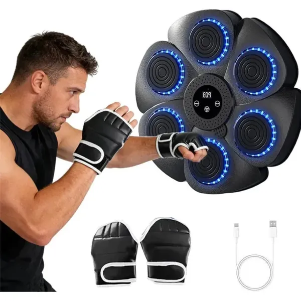 Máquina Inteligente de Boxe Soco Música Bluetooth Anti Estresse