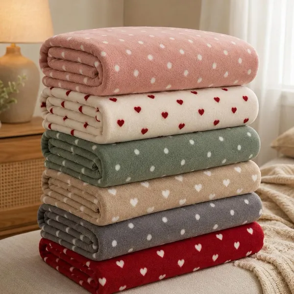Manta Cobertor Casal Queen Mantinha Inverno Microfibra Plush Antialérgico Quentinho Estampada Poá