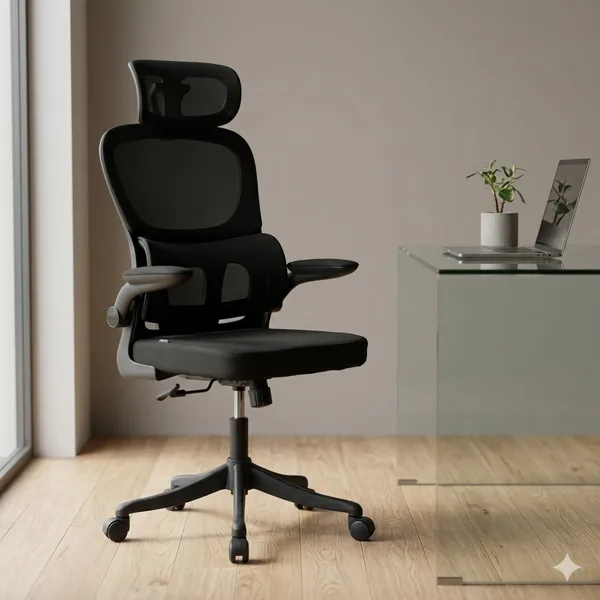 CADEIRA ESCRITORIO GIRATORIA ERGONOMICA BRANCA PRETA CINZA CONFORTÁVEL AJUSTÁVEL LOMBAR PROFISSIONAL