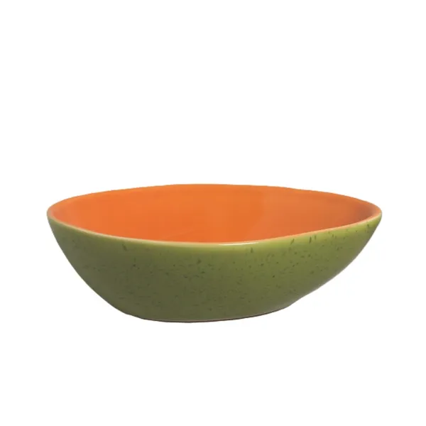 Tigela Mamão Papaya Laranja e verde (Capacidade 400ml)