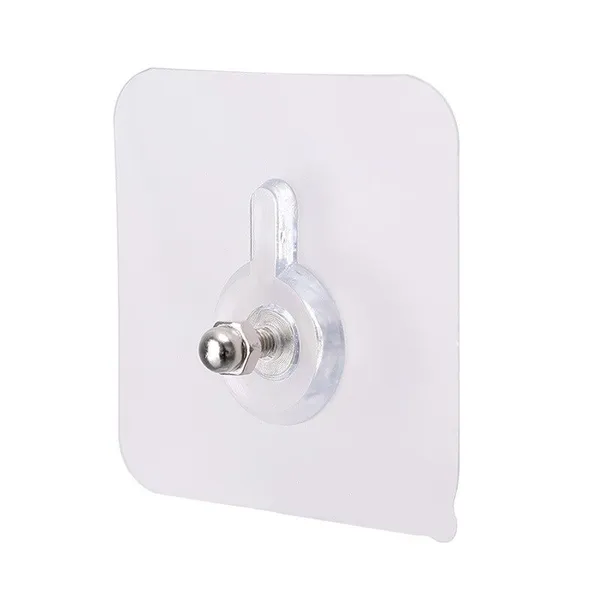 Kit Com 10/20 Unidades de Gancho de Parede Cabide Auto Adesivo Multiuso