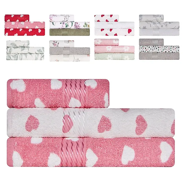 Kit Toalha 3 Peças Banho + Rosto 100% Algodão Felpudo Prisma Döhler BF Casa