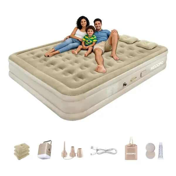 Colchão Inflável Queen Modofo Com Bateria De Lítio Integrada 200*180*40cm /200*150*40cm/190*100*40cm
