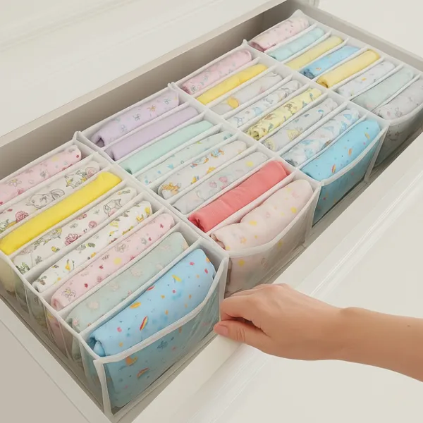 Kit Colmeia Organizadora para Gavetas e Guarda-Roupa – Tamanhos P, M, G e GG Maison Plus