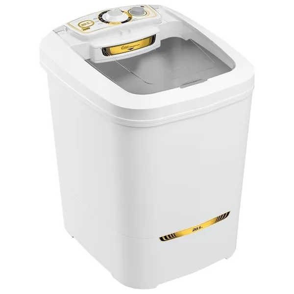 TANQUINHO/MÁQUINA DE LAVAR ROUPAS SEMI-AUTOMÁTICA 20,5KG NEWMAQ BRANCA