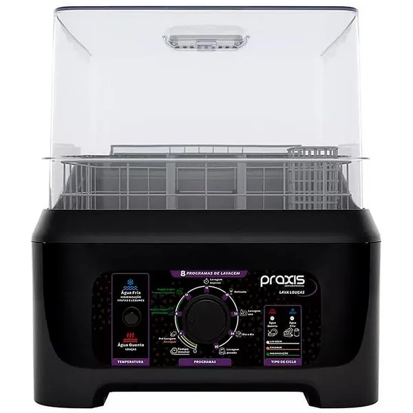 Lava Louças Praxis Portátil LLPP 2.0 Semi-Automática 127V Preto