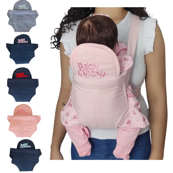 Canguru de Bebê Infantil Baby Carona Ergonômico Macio Ajustável e Regulável