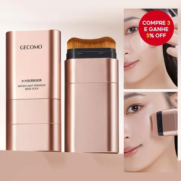 Gecomo Base em Bastão Skin Illusion – Hidratante, Leve e de Longa Duração