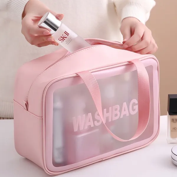 Bolsa Nécessaire de Maquiagem Portátil para Viagem – À Prova d’Água
