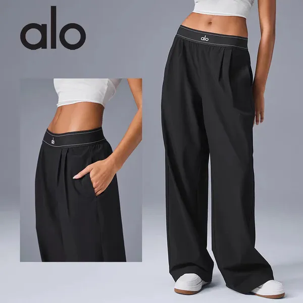 Calça Wide Leg de Ioga - Tecido Leve, Cintura Elástica e Secagem Rápida