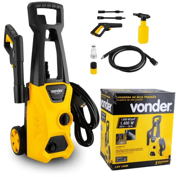 LAVADORA ALTA PRESSãO LAV1600 VONDER