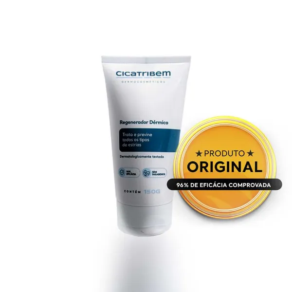 CREME HIDRATANTE ANTI ESTRIAS REGENERADOR DÉRMICO 150G - CICATRIBEM - CREME PARA ESTRIAS