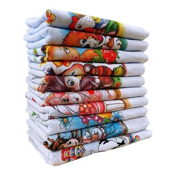 Pano De Prato Estampado Premium Grande Kit Com 10 Peças