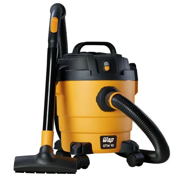 ASPIRADOR DE Pó E ÁGUA WAP GTW 10 1400W 10 LITROS AMARELO/PRETO 220V FW005706