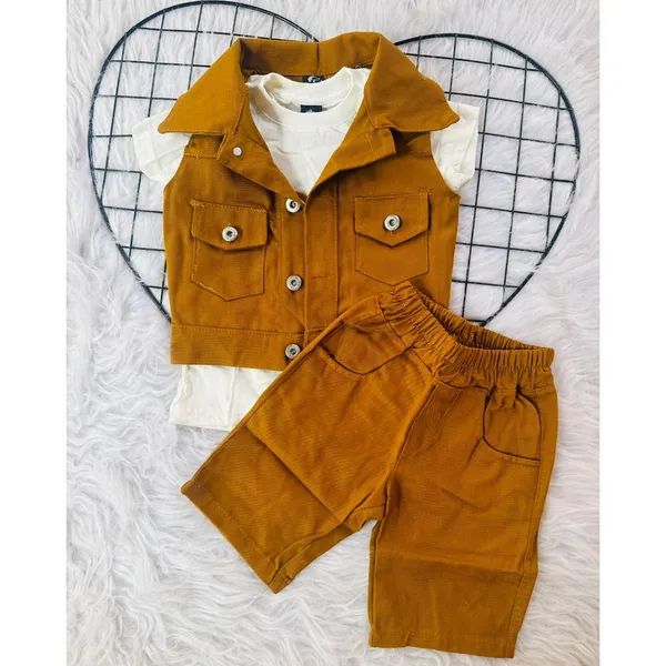 Conjunto infantil menino blogueirinho 3 peças