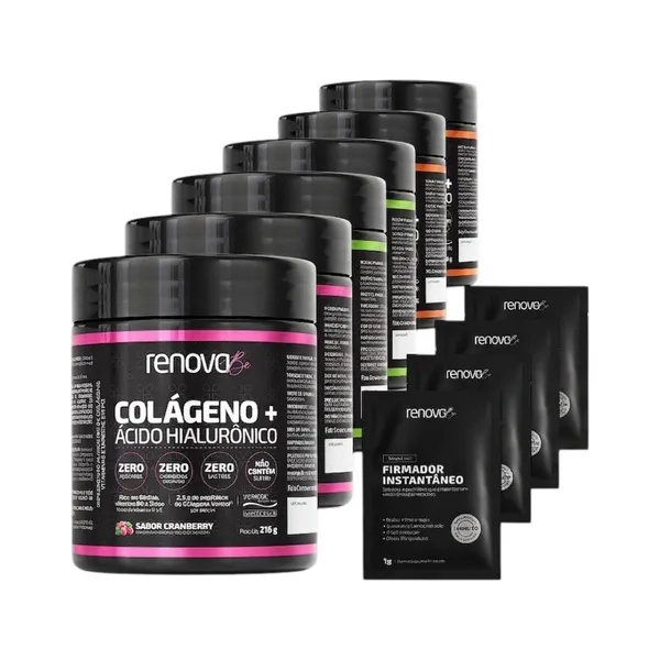 Kit 6 Colágenos Verisol + 4 Sachês Sérum Firmador - Renova Be