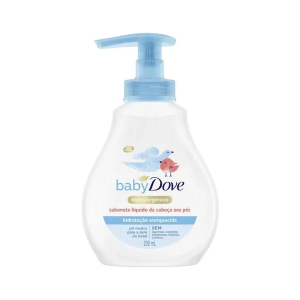 Sabonete Líquido Infantil Dove Baby Hidratação Enriquecida 200ml