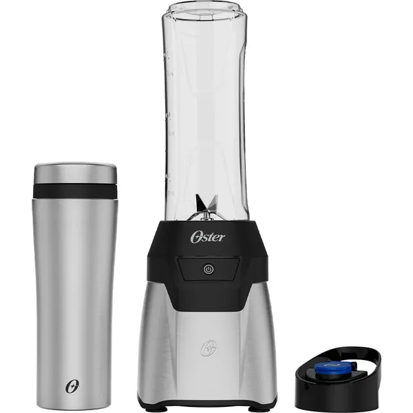 Liquidificador Portátil Power Blender Inox Oster com 2 Jarras To Go