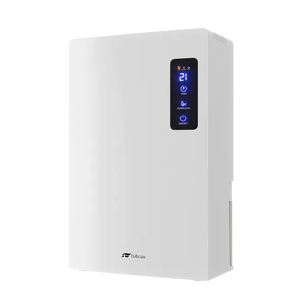 Desumidificador de Ar Elétrico Led 127-220v Antimofo 2200ml Tubrax