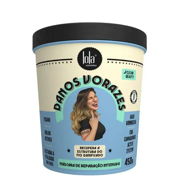 Máscara de Reparação Lola Cosmetics Danos Vorazes 450g